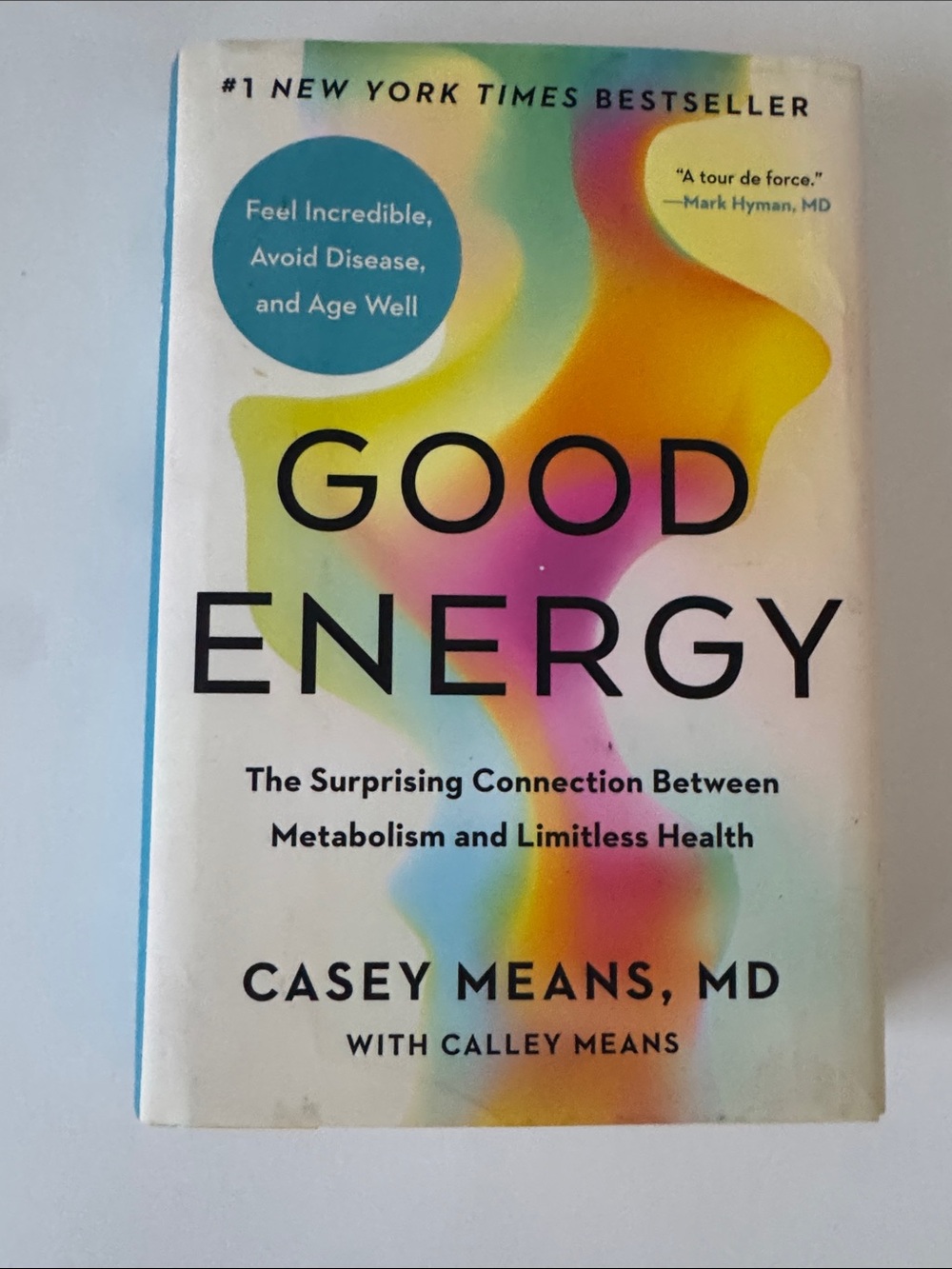 Good Energy by Casey Means, MD - Colorful Gradient Hardcover